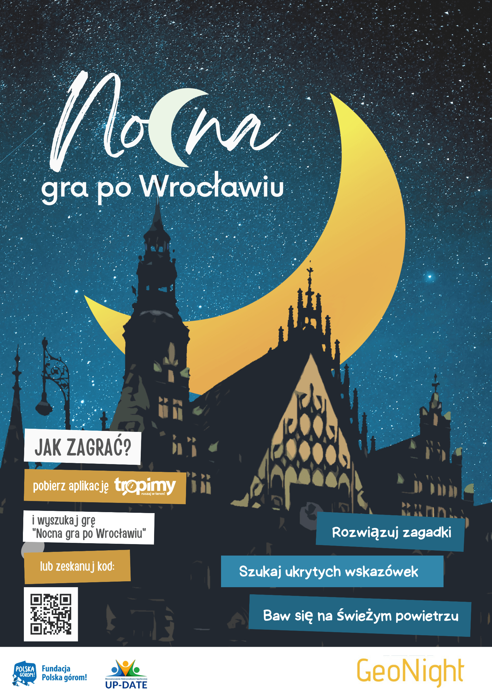 Nocna gra po Wrocławiu