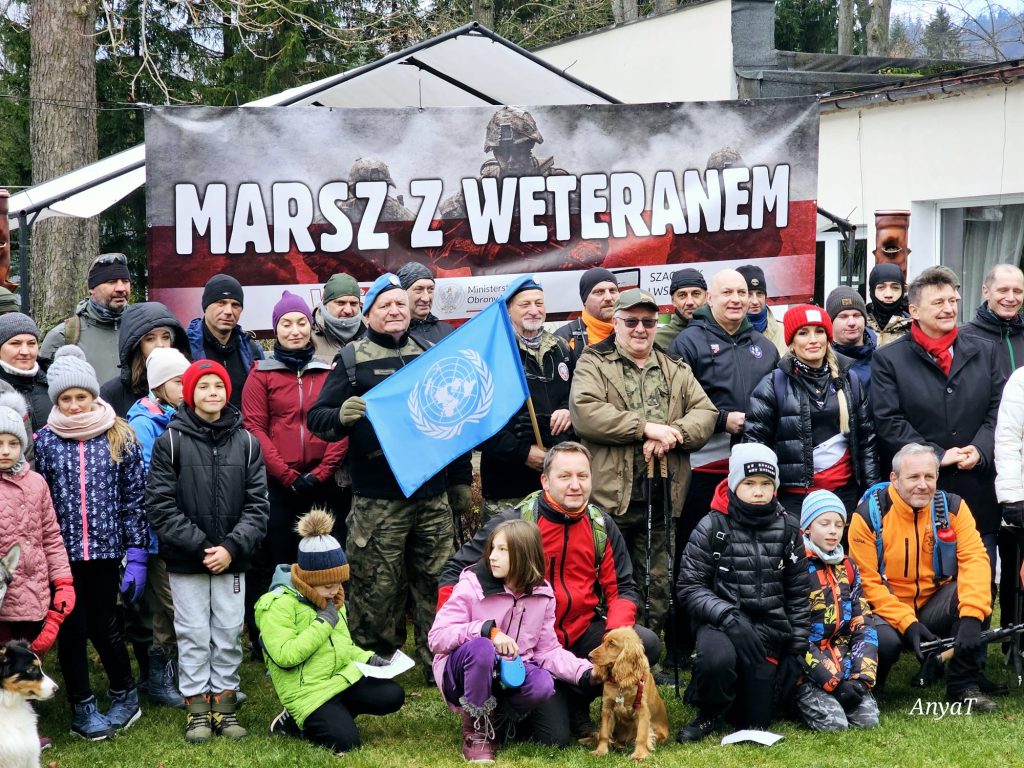 marsz z weteranem