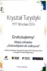 kryształ turystyki dyplom