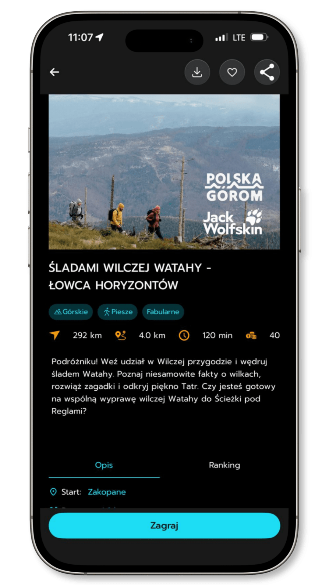 Gra Śladami Wilczej Watahy - Łowca Horyzontów